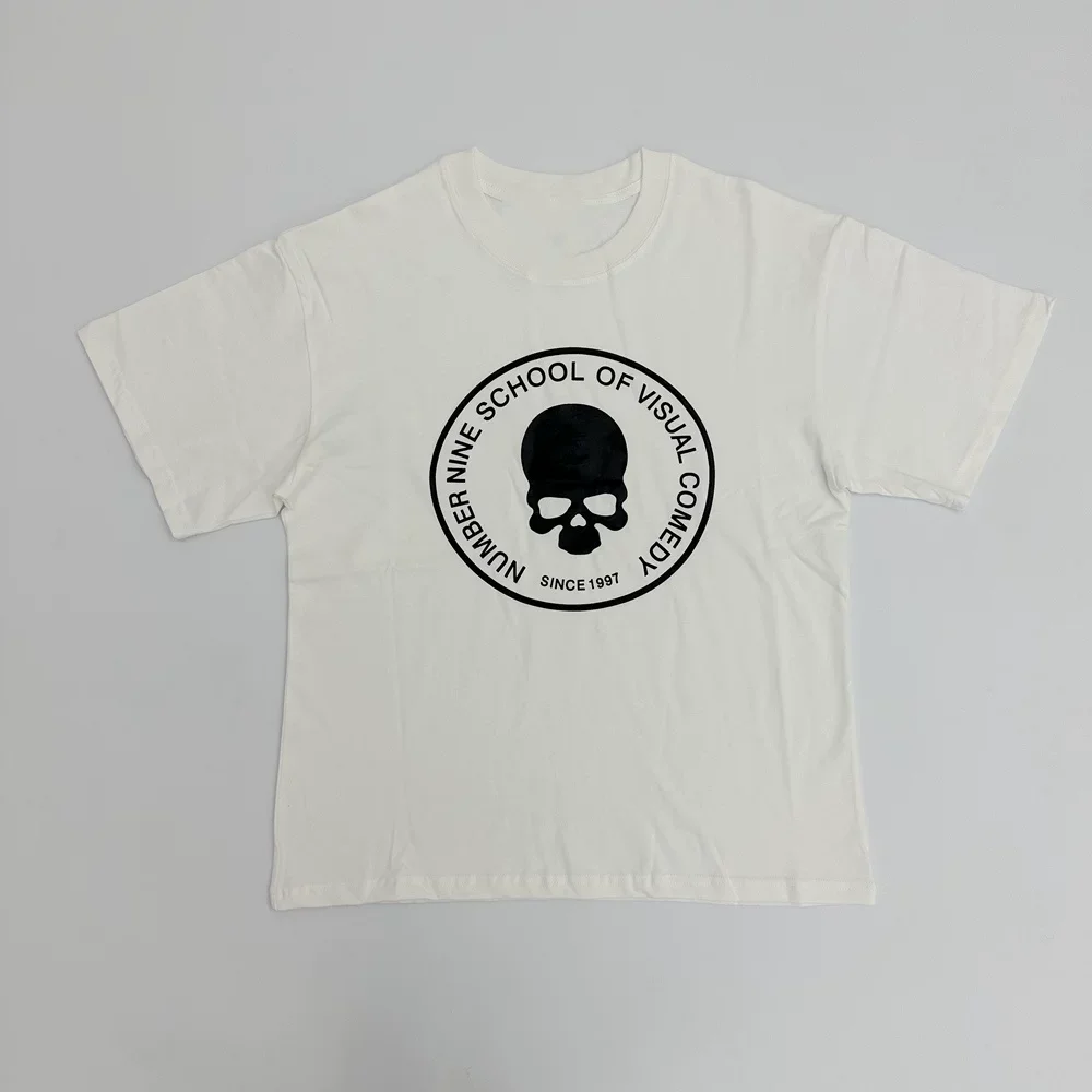 New 2026 Men Number Nine N9 Skull Dead Rocker T Shirts T-Shirt Hip Hop Skateboard Street Cotton T-Shirts Tee Top US Size #F2
