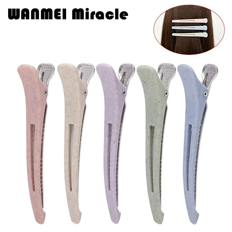 

6 шт., набор заколок для волос, профессиональные заколки для парикмахерских, нескользящие заколки из крокодиловой кожи «сделай сам», домашние парикмахерские инструменты для укладки волос