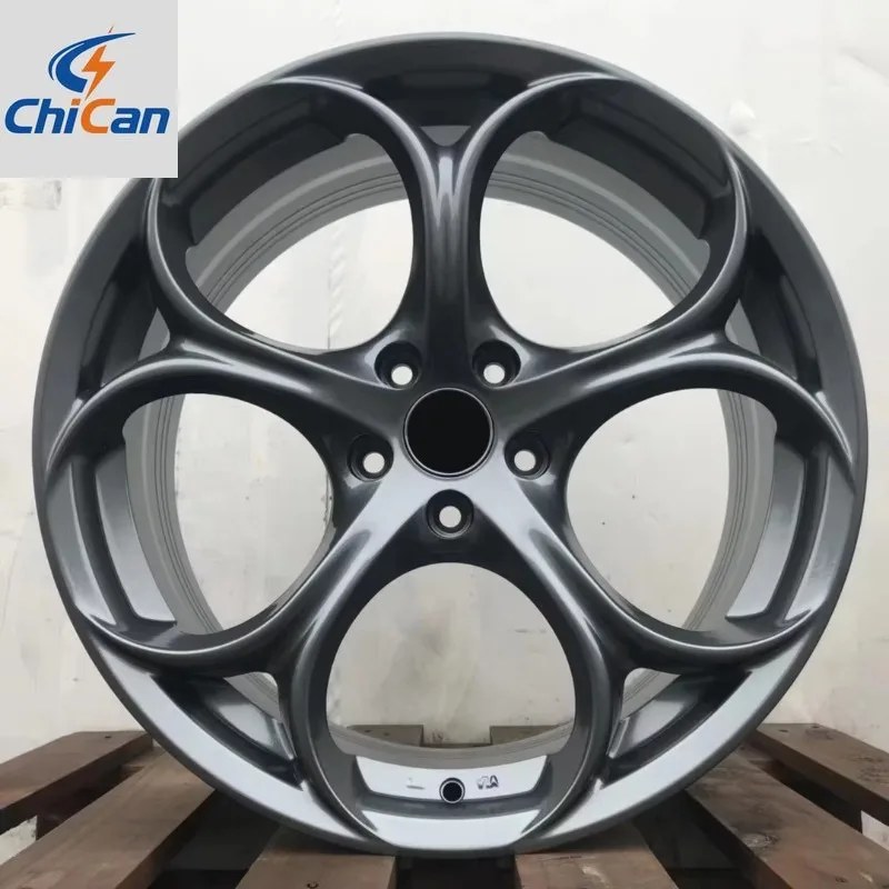 

【2026】Chican Custom 17X9 Deep Dish Polished Forged Alloy Wheels 6X139.7 For Alfa Romeo