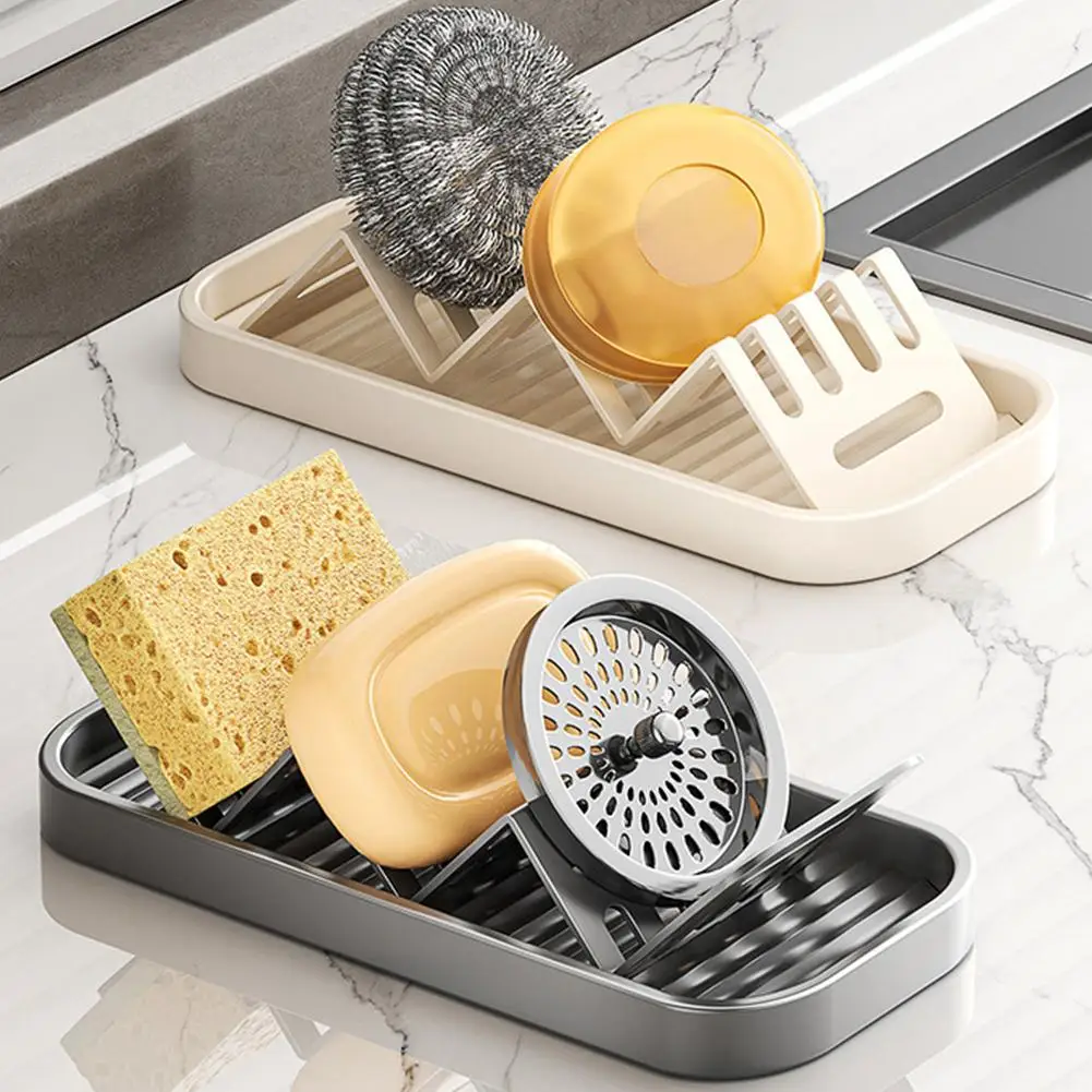 Creative Soap Holder W Shape Bathroom Soap Storage Rack Steel Soap Dish Holder Home Organizer Kitchen Bathroom Accessories