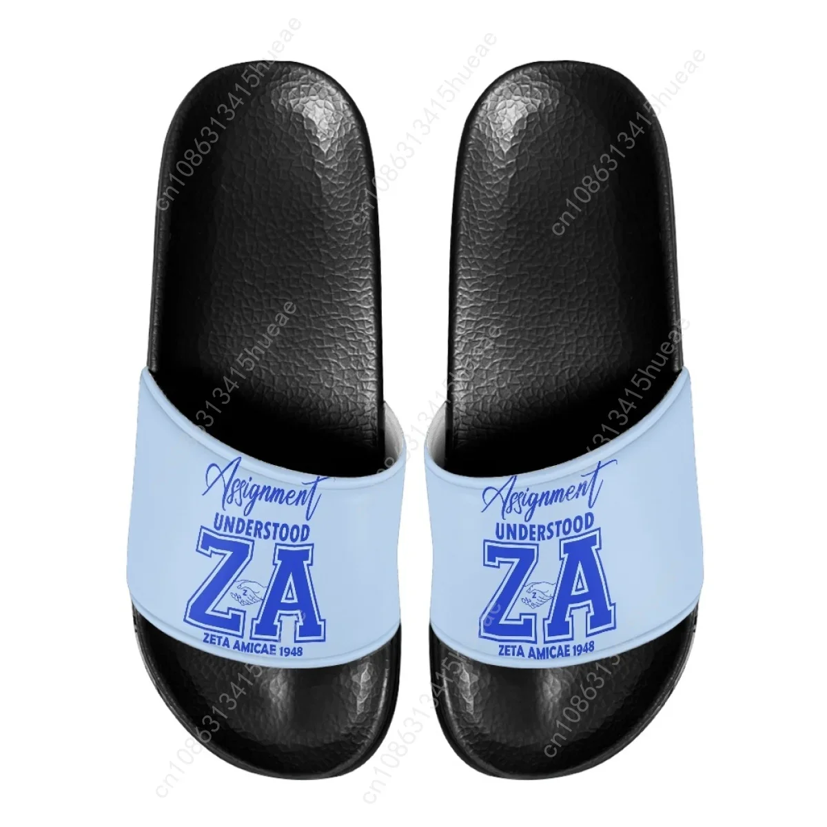 Women's Slides Zeta Amicae Design Slippers Summer Flip Flops Friends of Zeta Indoor Beach Sandals Fashion Couple Light Flats