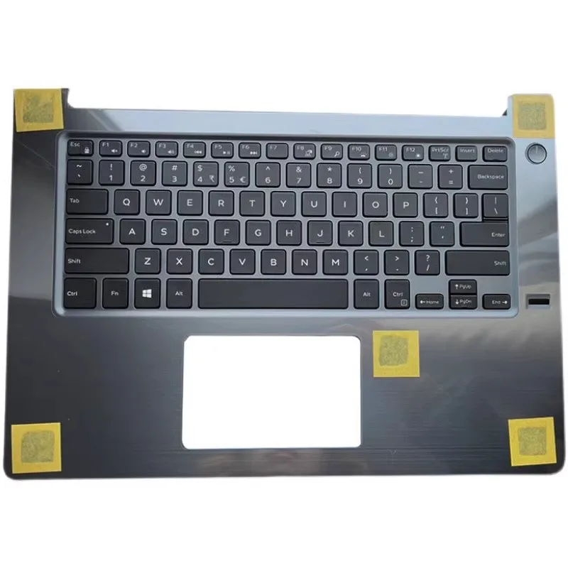 Imagem -02 - Teclado para Notebook com Retroiluminação Impressão Digital Palmrest Capa Superior Dell Vostro 14 5468 V5468 us Novo