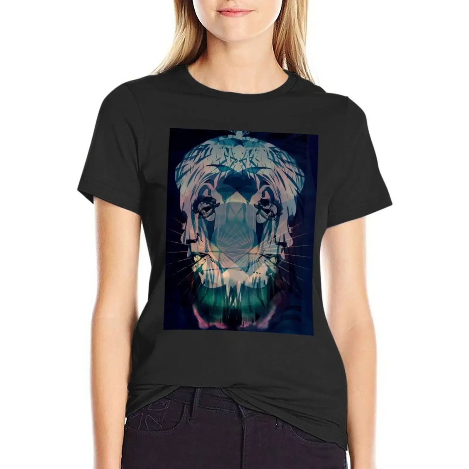 

Yolandi symmetrical T-Shirt customs design your own anime quick-drying funnys cropped t shirts for Women