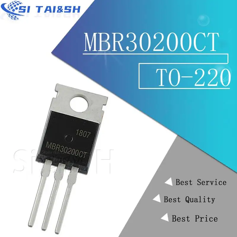 10pcs MBR30200CT TO-220 MBR30200 TO220 MBR30200C 200V 30A new original