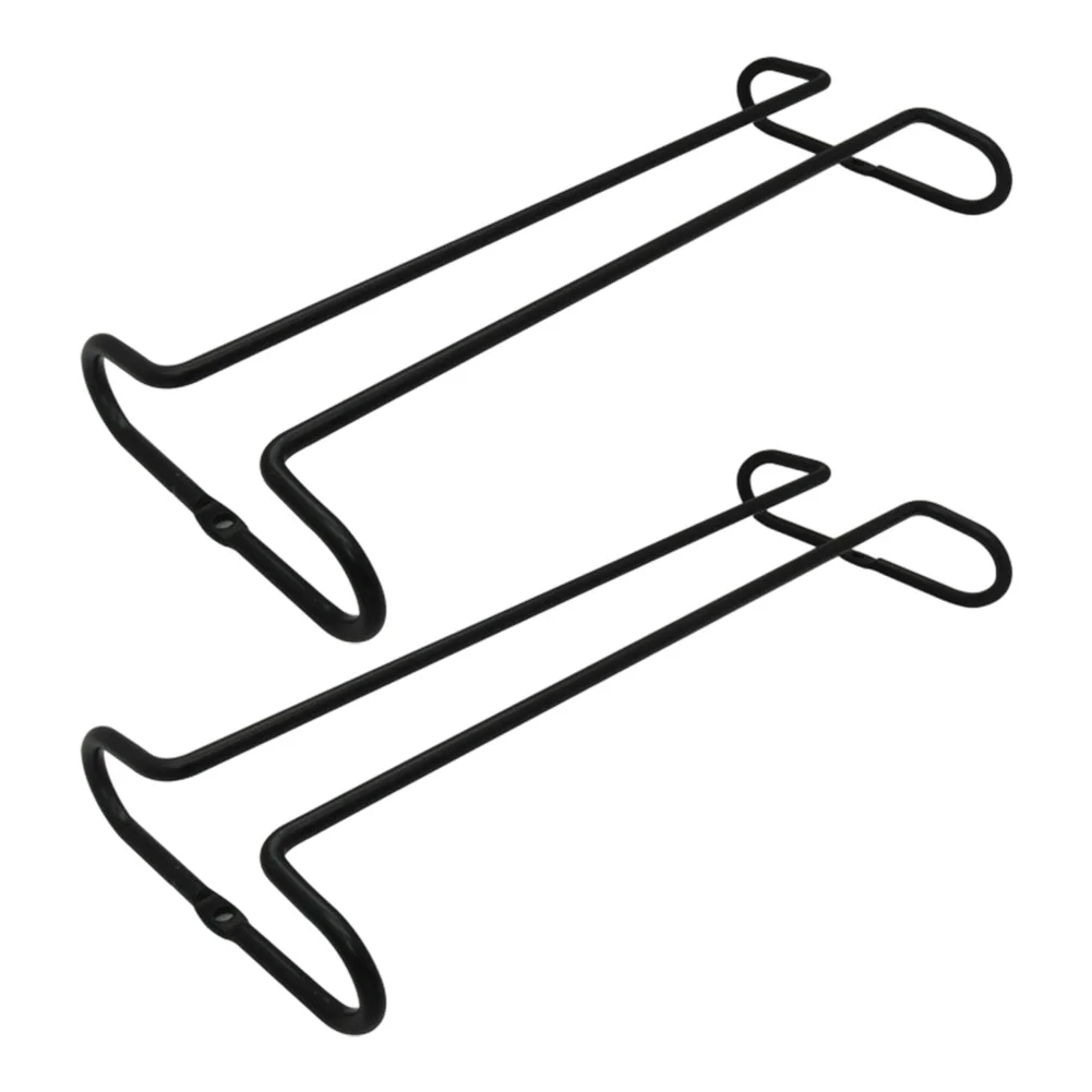 Wall Mounted Wine Glass Rack Stainless Steel for Wine Cabinets For Bars Kitchens Holds 5 Glasses Maximizes Vertical Space