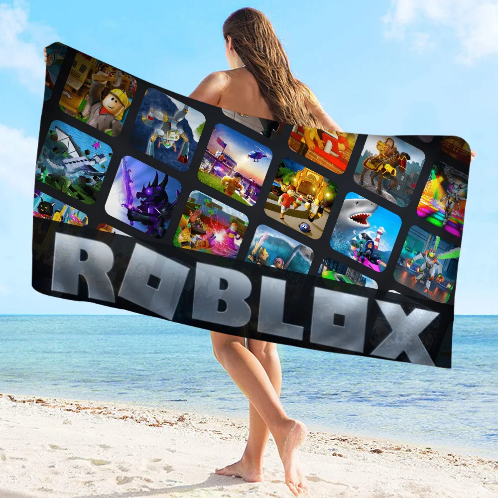 Game-R-Robloxs Towel Microfiber Beach Towel Absorbent Quick dry Soft Yoga Swimming Resort Mountain Climbing Towel