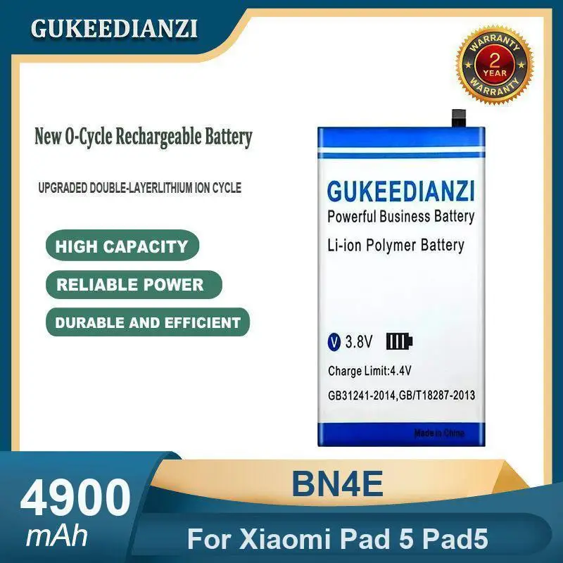 بطارية لهاتف Xiaomi Pro i5 15.6 بوصة Series Pad 5 Pro R15B01W BN4D BN4E ذات سعة عالية