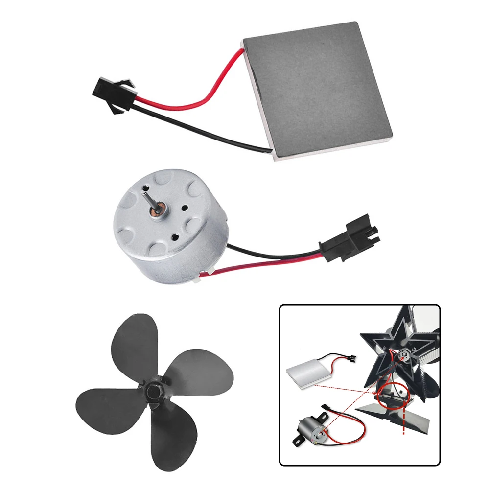 Wood Fireplace Fan Repair Replacement With Thermoelectric Generator Motor Kit  Fan Generator Piece Stable Firm Motor Accessories