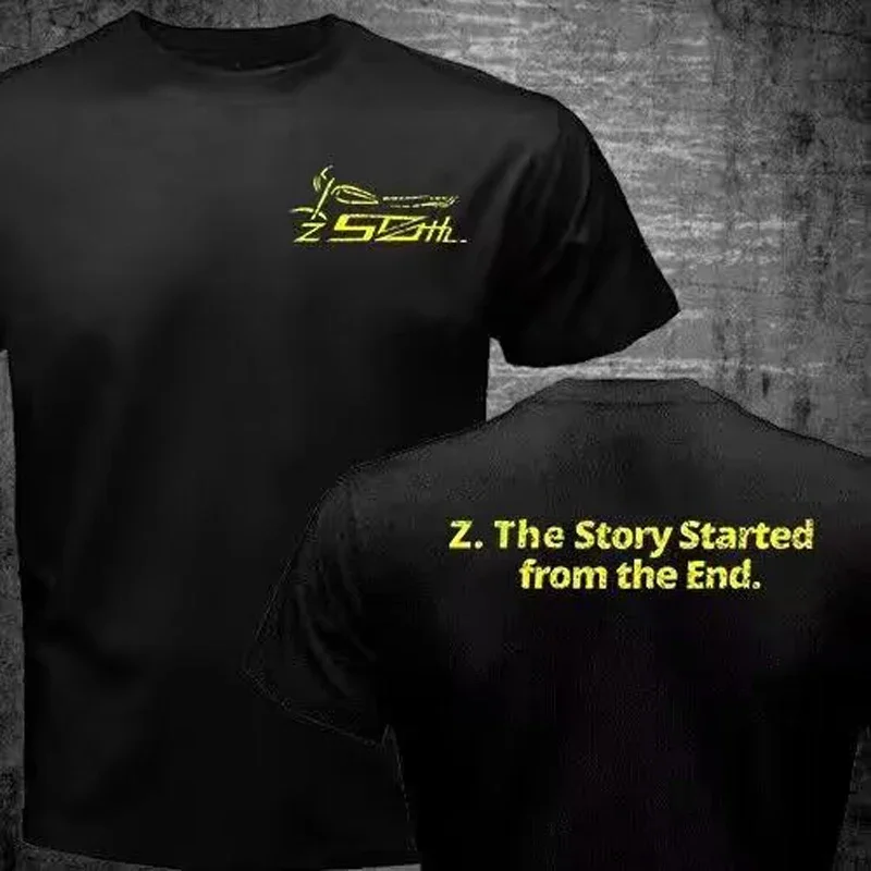 

Classic Motorcycle Z 50th Anniversary T-Shirt 100% Cotton O-Neck Short Sleeve Casual Mens T-shirt Size S-3XL