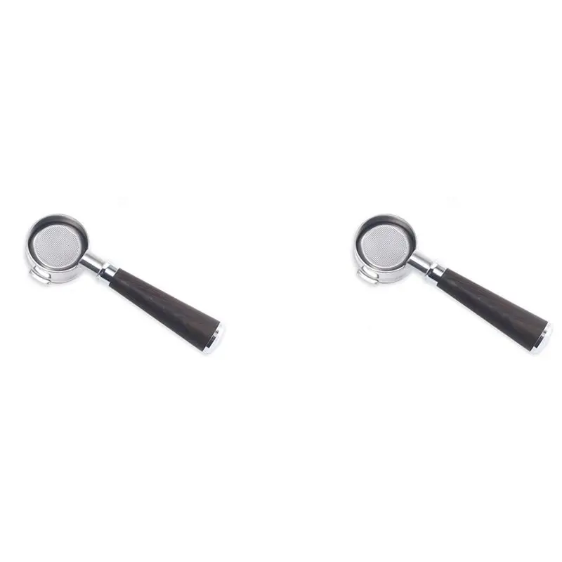 Portafiltro sin fondo A74E-2X de 58 mm para máquina de café expreso Breville Dual Boiler BES900XL, BES920XL, BES980XL, BES990BSS