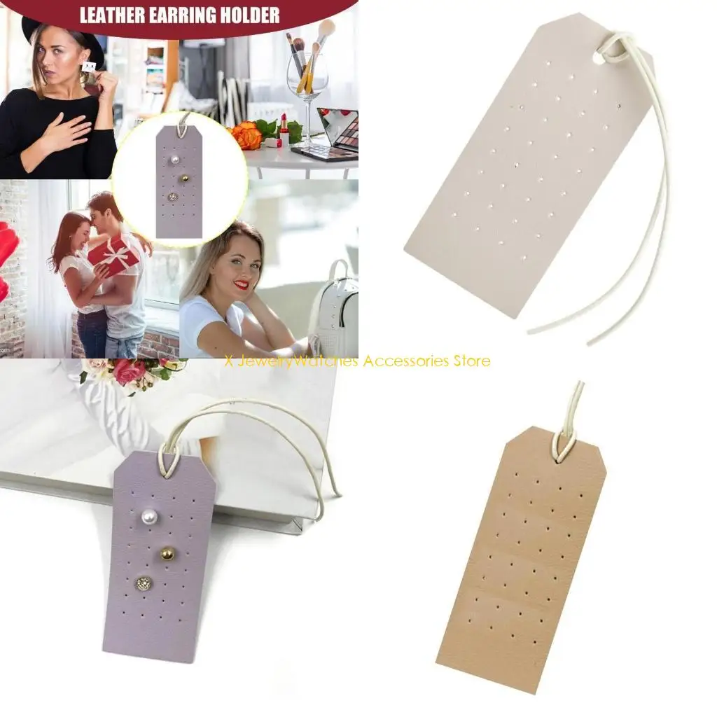 

31KD Stylish Leather Earring Board with Easy to Clean Display Holder for Daily Use