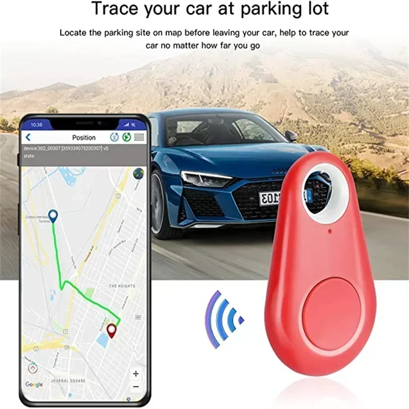New Mini Smart GPS Wireless Positioning Tracker Item Finder, Suitable for Wallet Backpack Key Car Positioning Lost Item