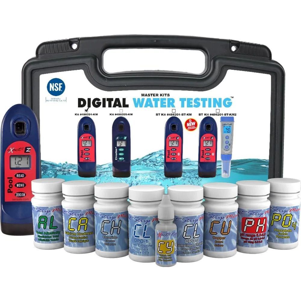 486201-KM Pool Exact EZ Photometer Master Pool Test Kit