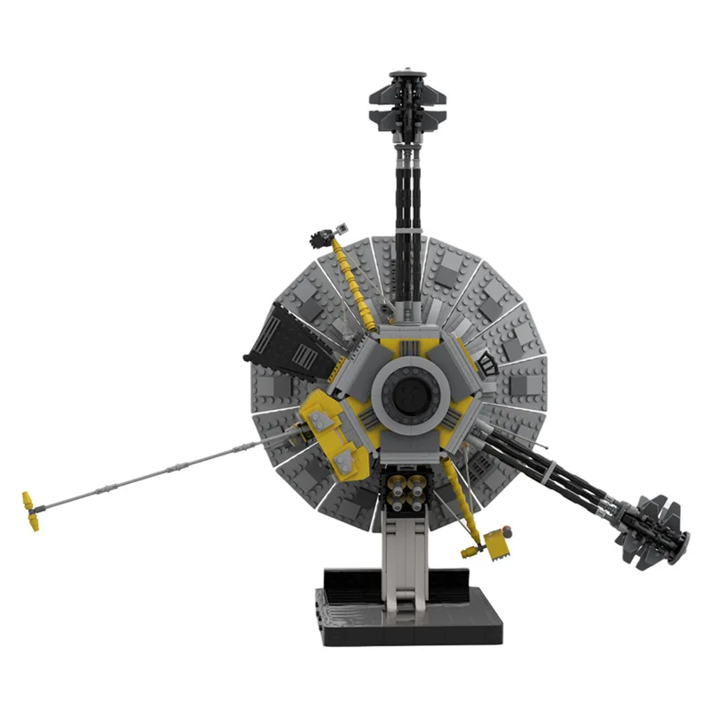 Gobricks MOC 1: 12 Space Pioneer Probe 10-11 Building Block set Space Exploration Between The Earth And The Moon Brick Kid Toys