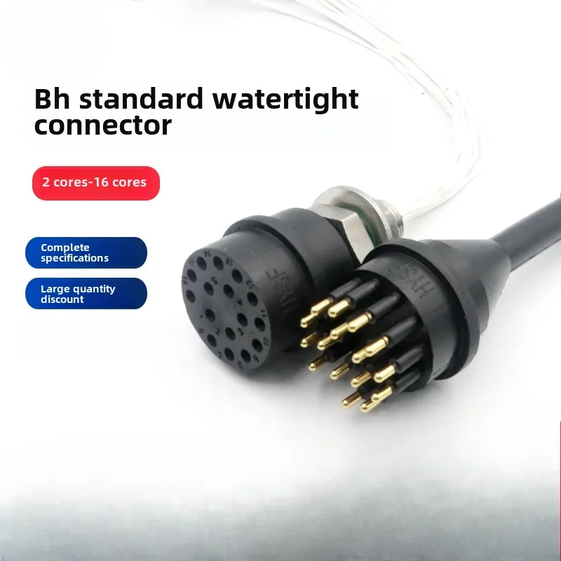 Enchufe húmedo macho y hembra impermeable subacuático