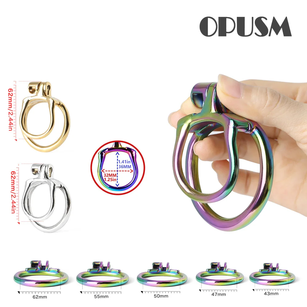 Metal Mamba Cock Cage Chastity Device Penis Ring Cobra Stimulator G-spot Adult Sex Toys for Men  Bondage Belt for Men Fetish