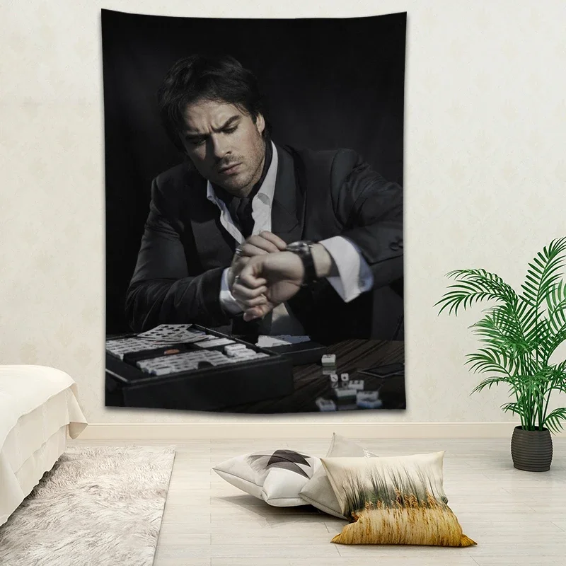 Горячая Распродажа, высокое качество, Иан Сомерхолдер, настенная подвеска, HD ландшафт, 3D печать, цифровая печать