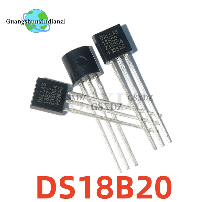 50PCS DS18B20 18B20 TO-92 Quantity temperature sensor