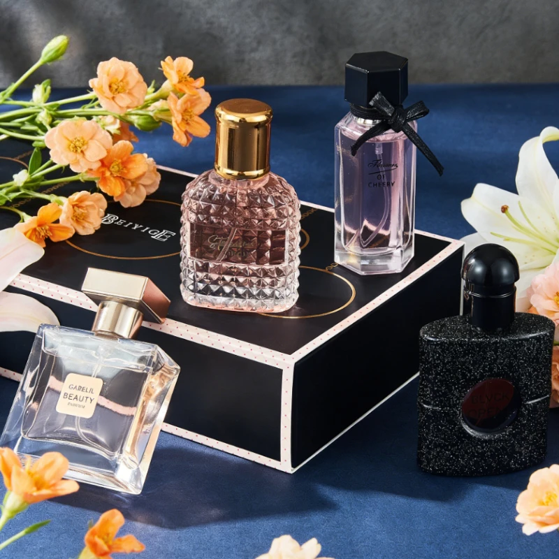 

Подарочный набор женских духов 105 мл из 4 свежих цветов и древесины, стойкие ароматы, общий идеальный подарок для ежедневного использования или путешествия