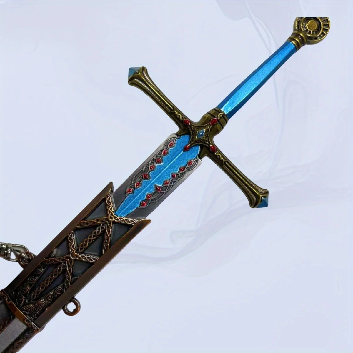 11.8 pollici Elden Carian Spada del Cavaliere Metallo Katana Spada Originale Samurai Sabre Katana Ninja Coltello Accessori Cosplay Prop Giocattolo