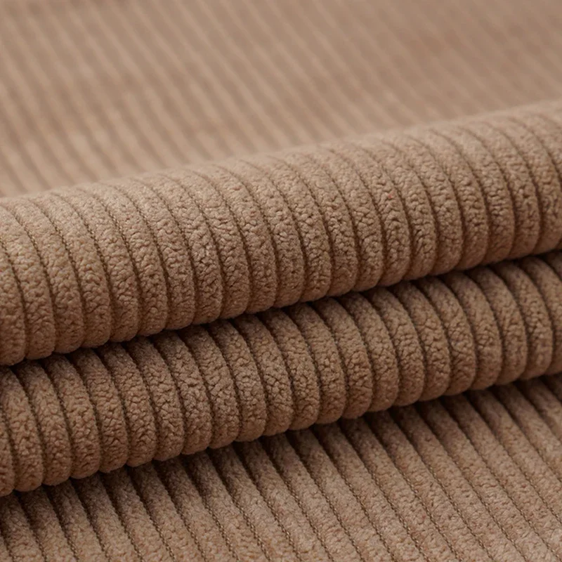 

50*150Cm Corduroy Fabric Solid Color Stripe for Sewing Apparel Overcoat Skirt Pillow Bed Sheet Cover Clothes Lining Home Textile