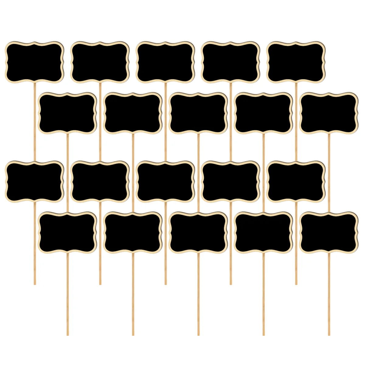 Imagem -04 - Mini Quadro Negro Placa de Giz Chapéu Alto do Sinal Moda Coreana 20 Pcs