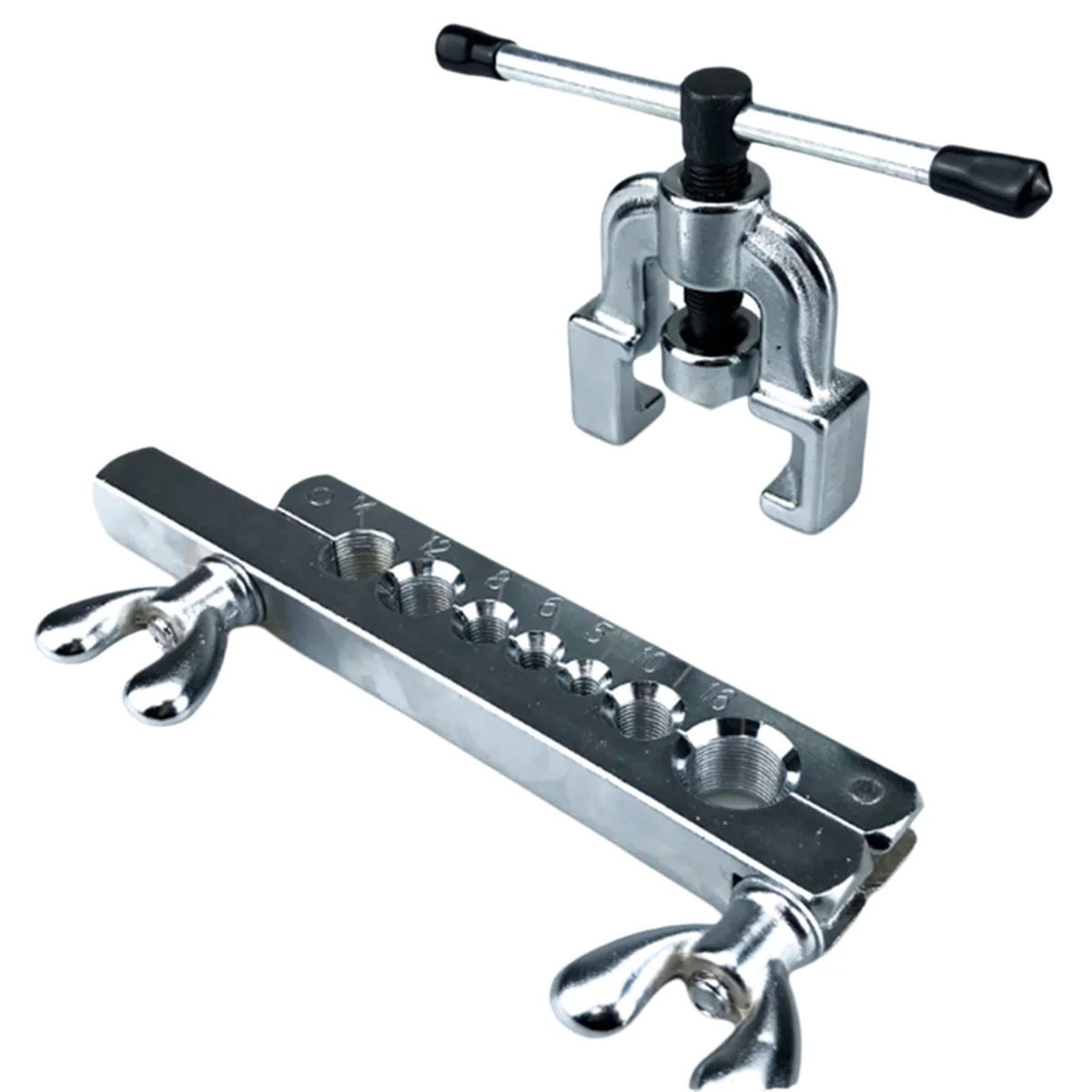 

Metric Copper Tube Expanders 45 Degree Flaring Tool Set for Expanding Copper Tubes and Other Pipes