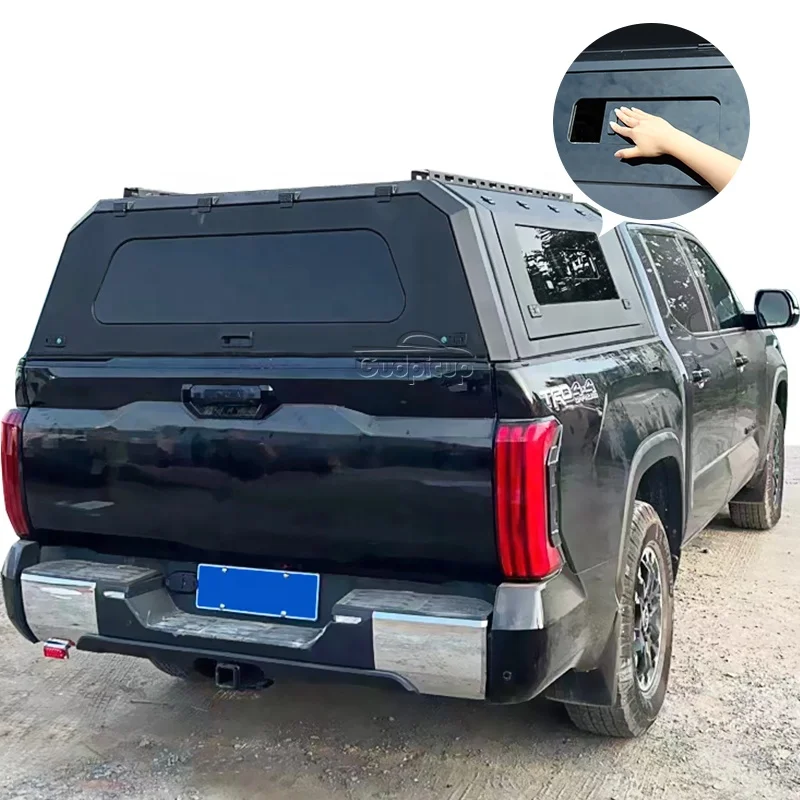 Factory New Steel Double bed cover Pickup Trunk hardtop Canopy with Windows for Tundra dodge ram 1500