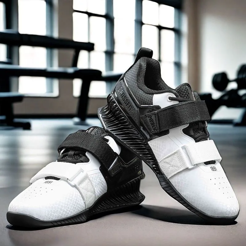 

Профессиональные тяжелоатлетические кроссовки 2026 Brand Crazy Power Dragon Pattern с застежкой-липучкой для пауэрлифтинга