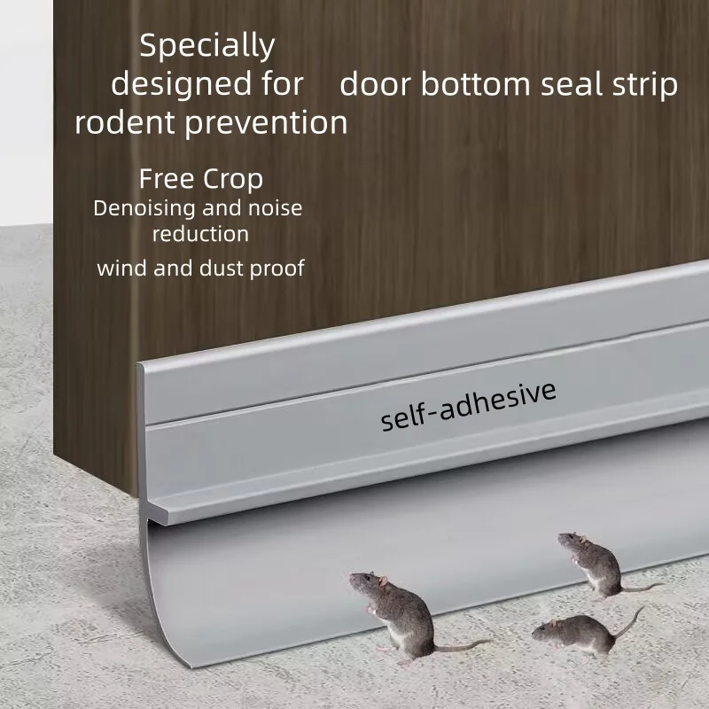 Anti rodent door bottom sealing strip, household door panel, bedroom door sound insulation, windproof artifact, door blocking