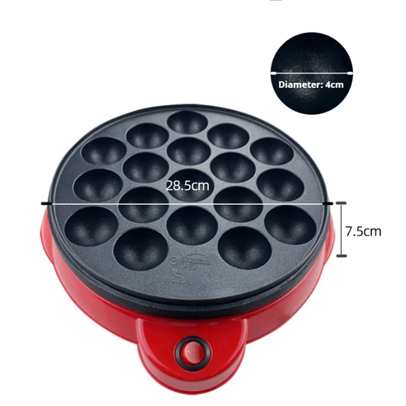 220V Chibi Maruko Baking Machine Household Electric Takoyaki Maker Octopus Balls Grill Pan Professional Cooking Tools cake maker