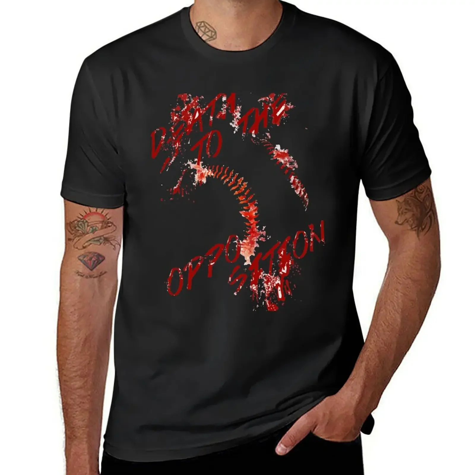 

Death to the Opposition T-Shirt Personalized t-shirt sublime korean fashion t shirt men 100℅ cotton