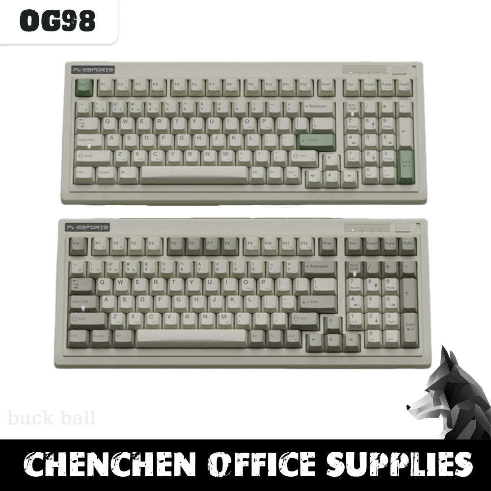 

Fl Esports OG98 Wireless Mechanical Keyboard Bluetooth 98keys Gamer 3-mode Retro Cherry Switch Hot-Swap Office Gaming Keyboards