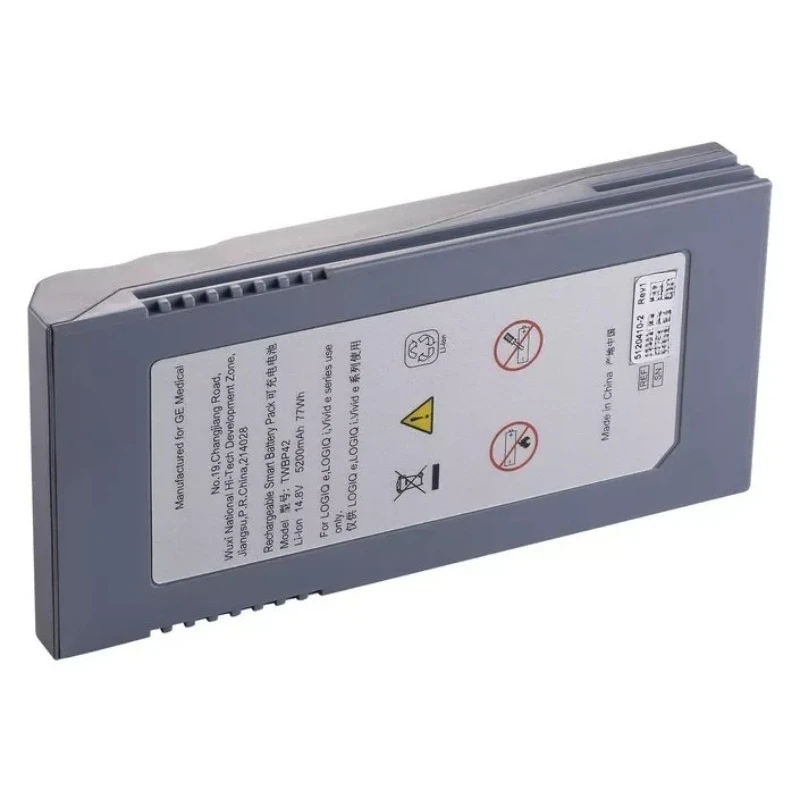 14.8V 5200mAh For GE 5120410-2 5422172 TWBP42 LOGIQ-e LOGIQ-i ViVid-e Ultrasound Machine Battery