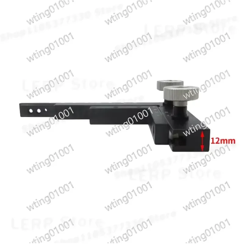 for Microscope Metal Aluminum Alloy Moving Stage X Y Axis Adjustable Precision Micrometer Slide with Scale Laboratory Use