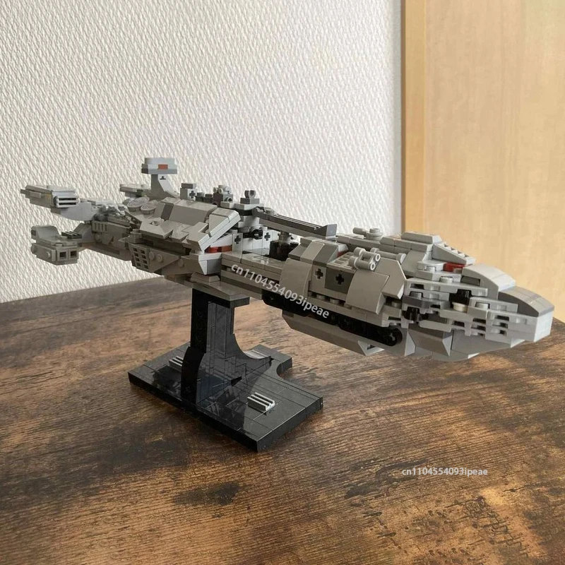 جديد المركبة الفضائية رودجر سفينة الفضاء الصغيرة اللبنات نموذج لتقوم بها بنفسك فيلم الخيال العلمي بين النجوم الجمعية الطوب لعبة أطفال هدية الكريسماس