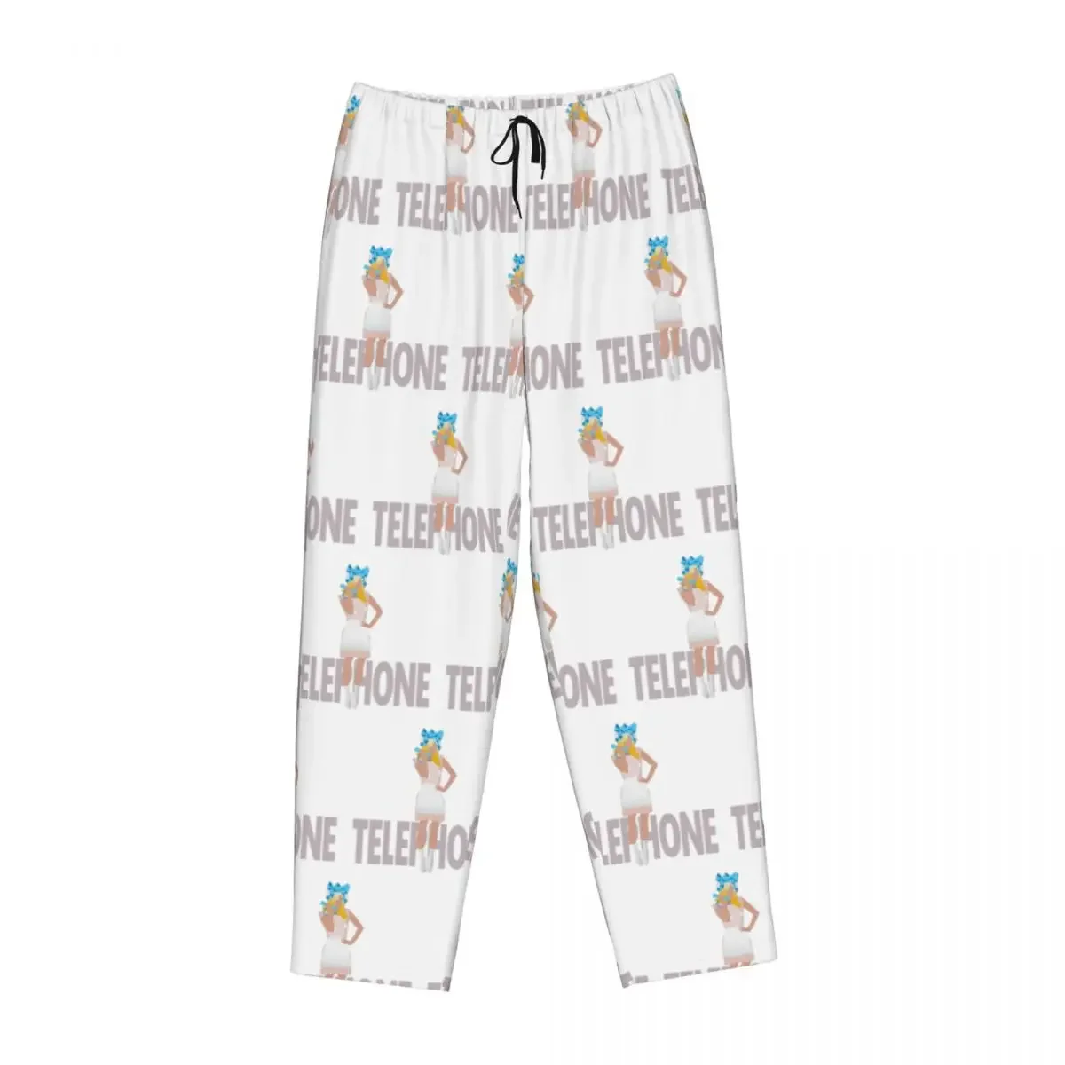 

Custom Lady Gaga Telephone Women Pajama Pants Lounge Sleep Sleepwear Bottoms with Pockets