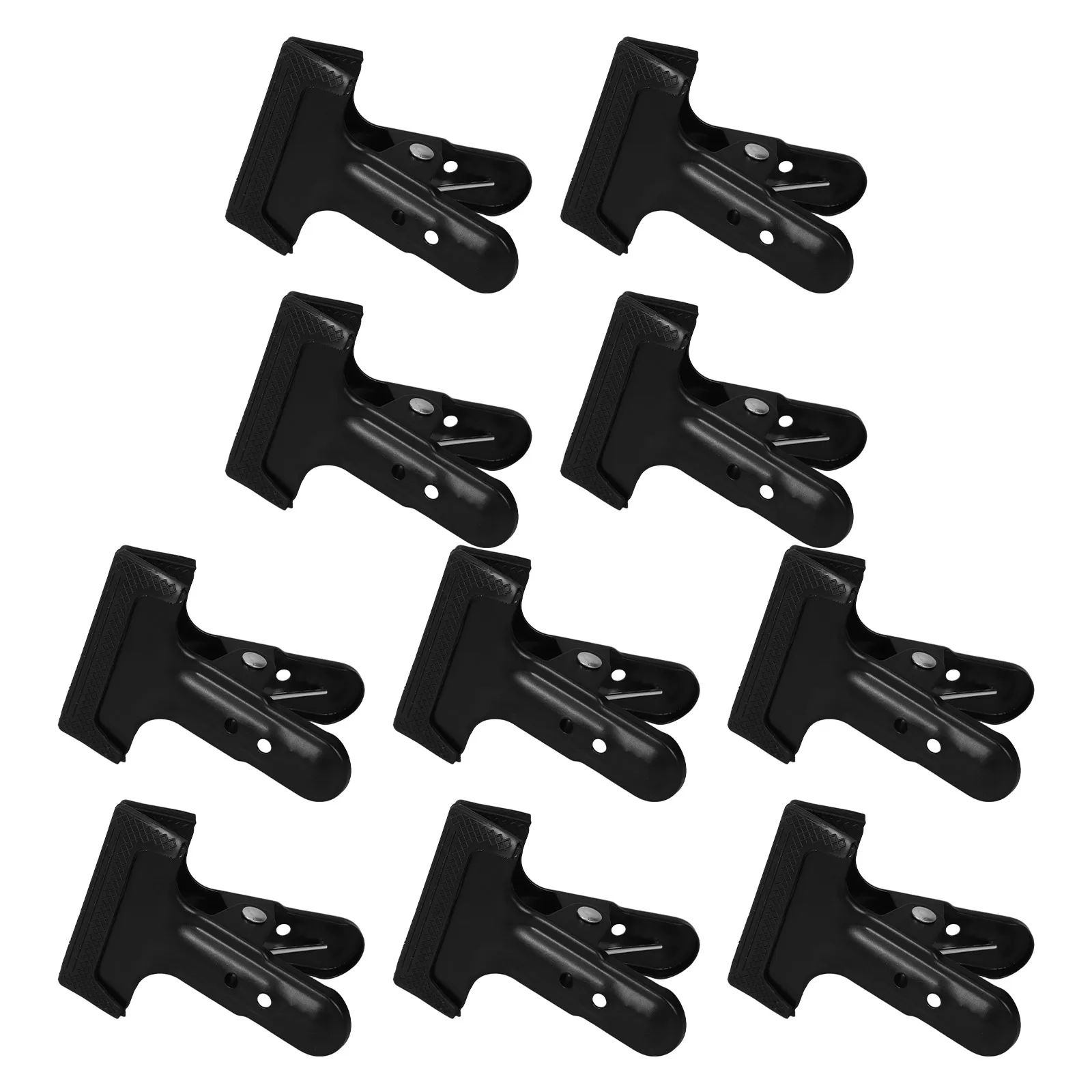 

10 Pcs Photo Backdrop Stand Clip Backdrops Clips Clamps for Background Frame Black Balloon Arch