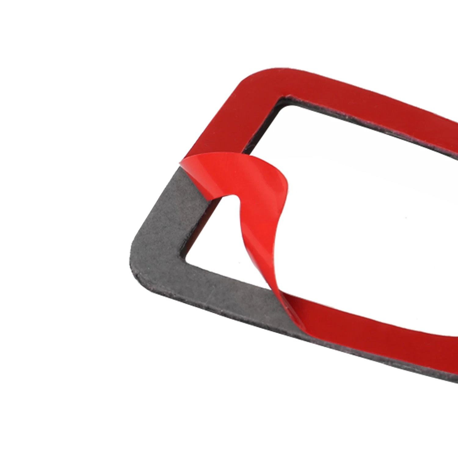 لفورد موستانج 2009-2014 باب السيارة قفل دبوس مقبض الباب ملصق مائي ألياف الكربون الداخلية غطاء الكسوة موستانج اكسسوارات #4