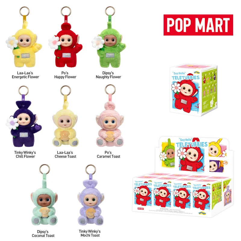 

Официальный товар POPMART Телепузики Серия «Say Hello» Фигурки Слепая коробка Игрушки Фигурка Mystery Box Коллекционная модель POPMART