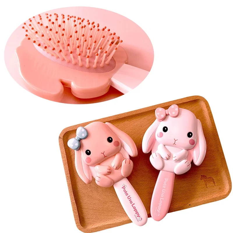 Cute Air Cushion Comb for Children Girls KT Comb Distribution Line Air Bag Comb Princess Baby Massage Electrostatic Cartoon Hair