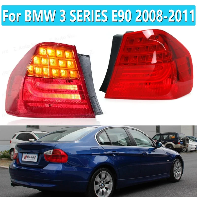 Rear Tail Lamp Light For BMW 3 SERIES E90 2008-2011 LED Light Back Side taillights Stop Brake light Fog 63217289426 63217289425 