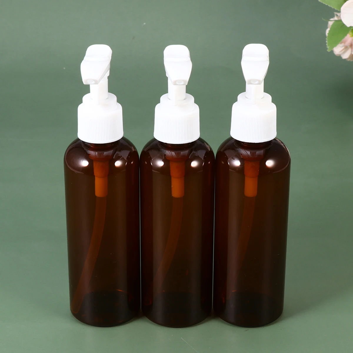 

10 pcs 100Ml Empty Lotion Bottle Eco-Friendly Lightweight Leak-Proof Travel Shampoo Dispenser Long Pipette For Liquid Cream Body