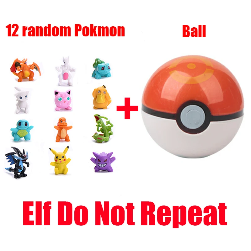 Pokemon Figure Set Toys 12/24pcs Different Styles Tomy Model Collection 2-3cm Pikachu Anime Poke Ball Go Elf Toys Dolls Gift image 3