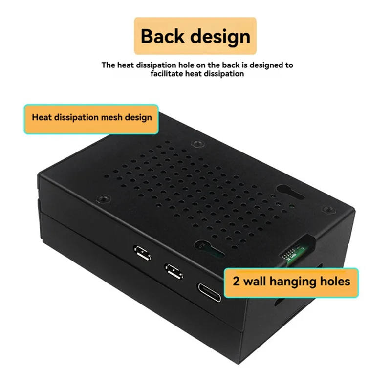 

B29C-корпус из алюминиевого сплава для Raspberry Pi 5, совместимый с Raspberry Pi 5, активный кулер