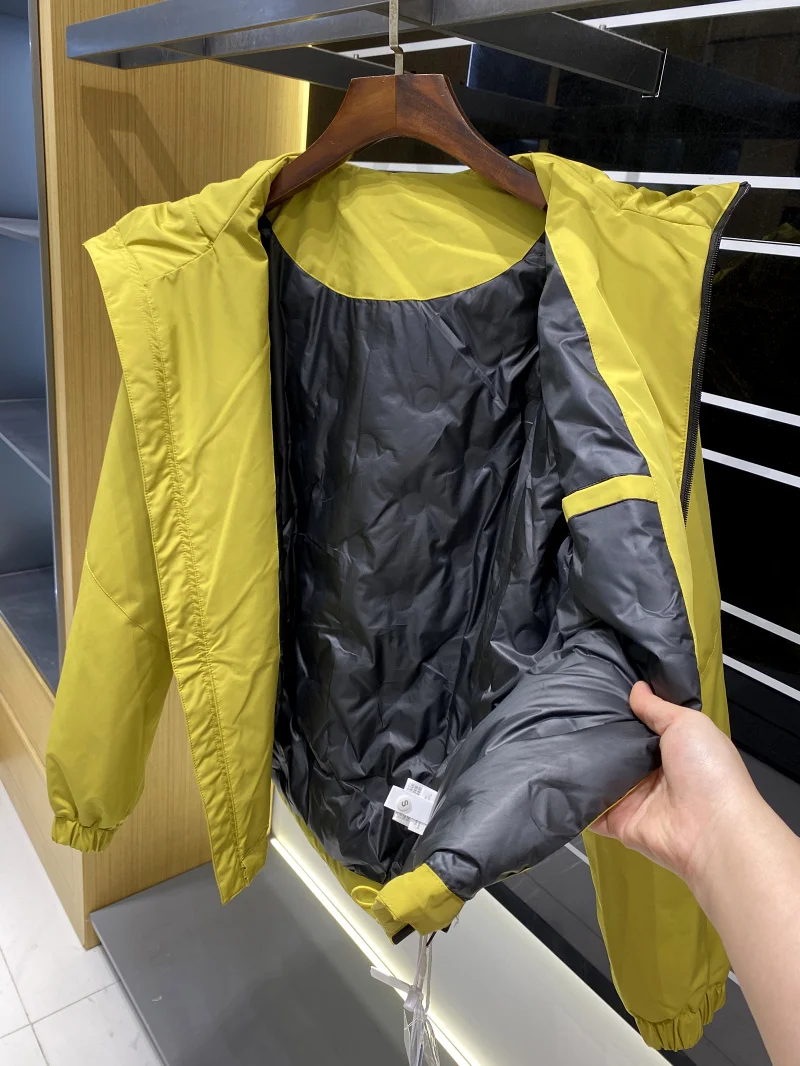 Outdoor Dames Donsjack Winddicht Waterdicht Warm Du Down Klimkleding Jas Rits Ontwerp Polyestervezelvulling