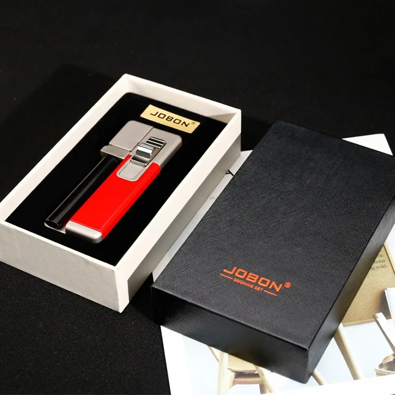 

JOBON's New Hot Selling Metal Folding Pipe Integrated Lighter, Personalized Oblique Fire Inflatable Lighter, Preferred As A Gift