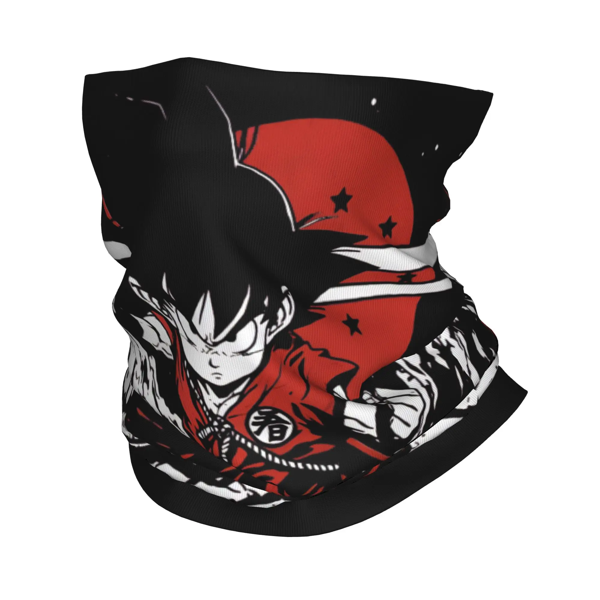 

Kid Goku with Power Pole Dragon Ball Bandana Neck Cover Printed Wrap Scarf Multifunctional Face Mask Cycling for Men Women Adult