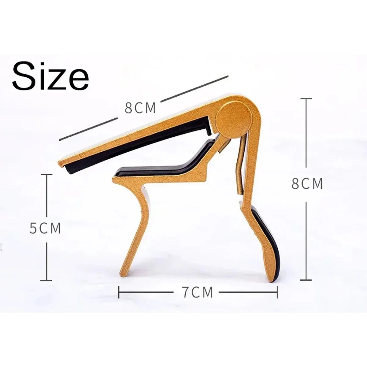 High Quality Aluminium Alloy Guitar Capo Guitar Accessories Quick Change Clamp Key Acoustic Classic Tone Adjusting Guitar Parts