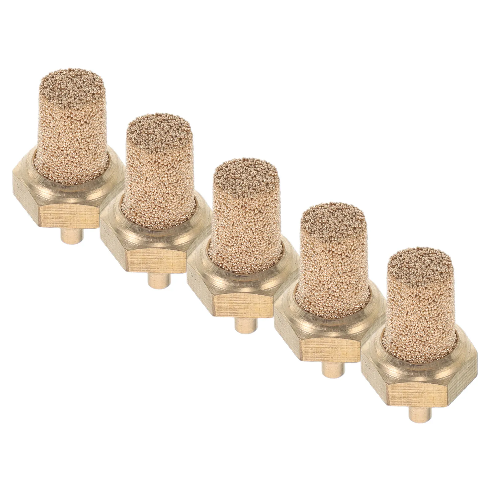 

5 шт. медных фильтрующих насадок M5 для снегогенератора, аэродиффузор для компрессора тумана, универсальный фильтр для диско-эффектов